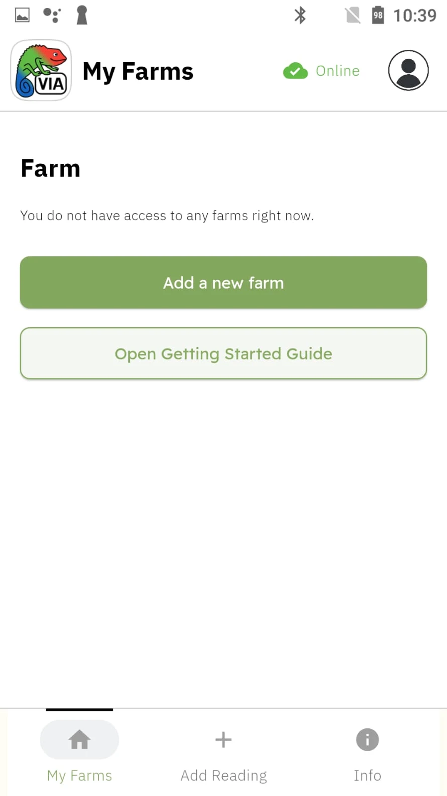 Add your garden to get started.